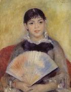 Pierre-Auguste Renoir, Girl with a Fan